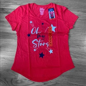 NWT. Galt freedom tee. MADE IN USA  100% COTTON Womens  t- shirt